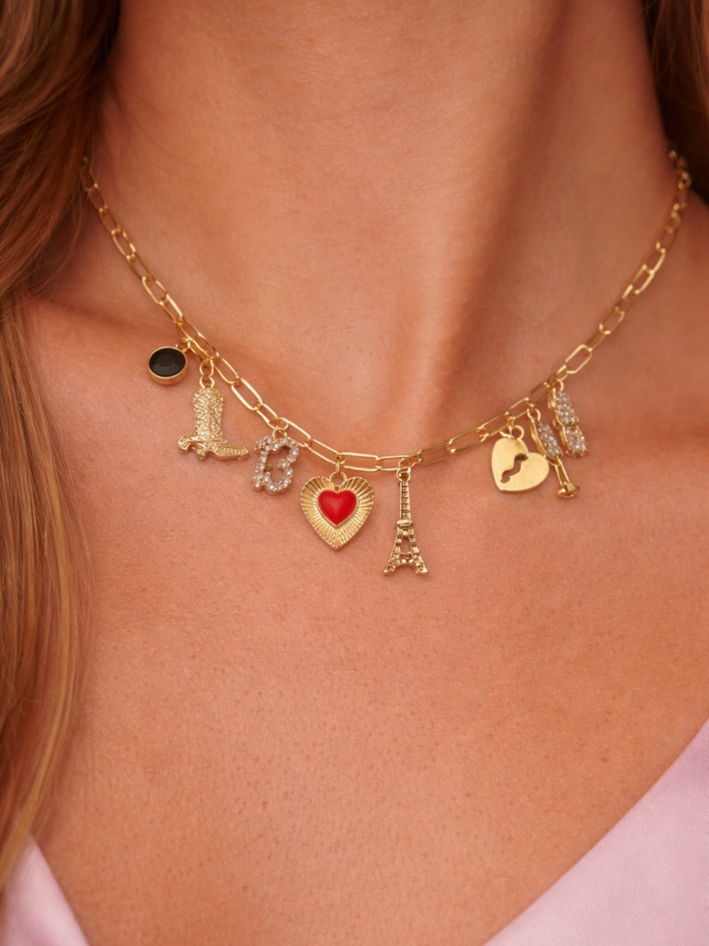 Altar’d State gold charm necklace
